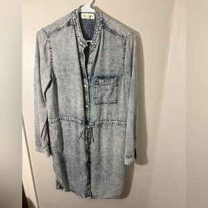 Cloth & Stone Denim Button-Up Dress